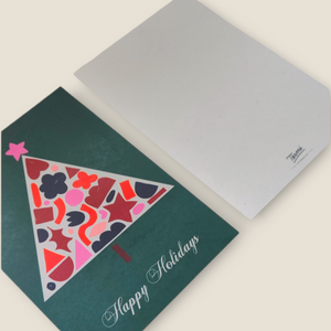 Joulupuu Happy Holidays Postcard