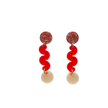 Hilpeä Earrings Red