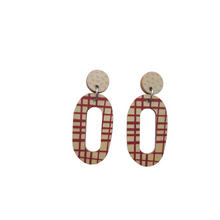 Rinkeli Earrings wood/brown