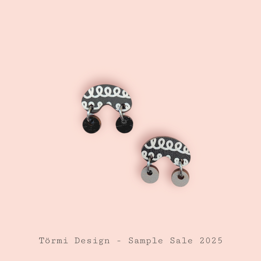 Papu mini gray and black