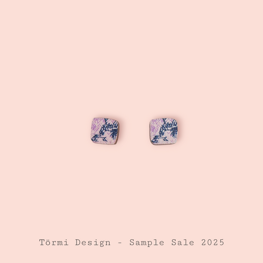 Palmu Stud Earrings Lavender