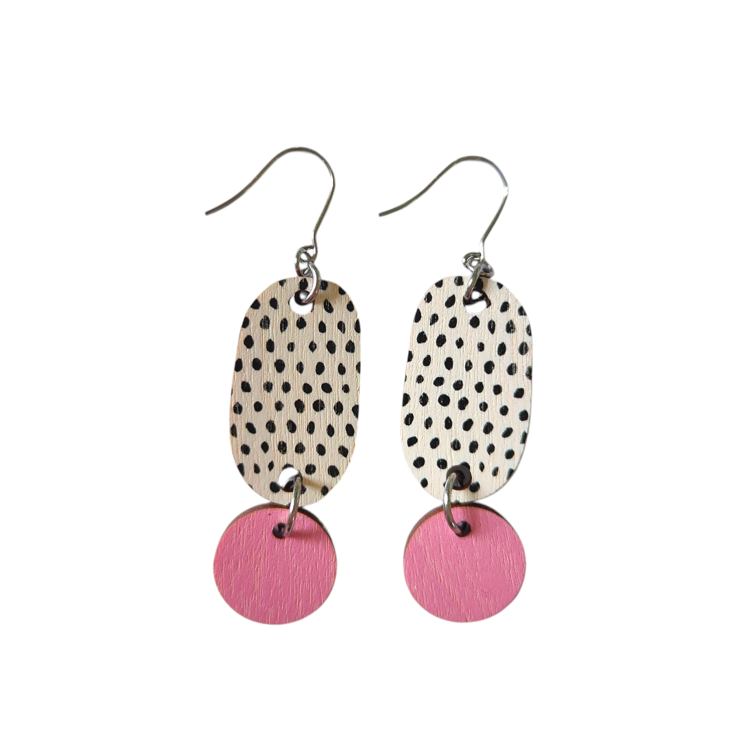 Leikki Earrings White