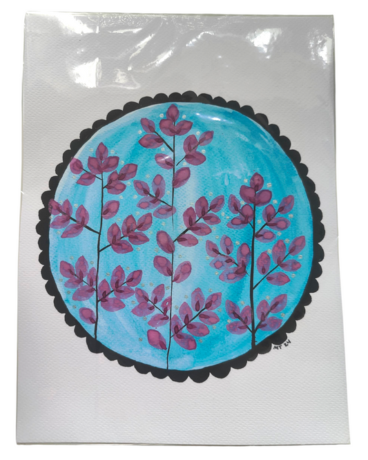 Watercolor painting - Garden 3