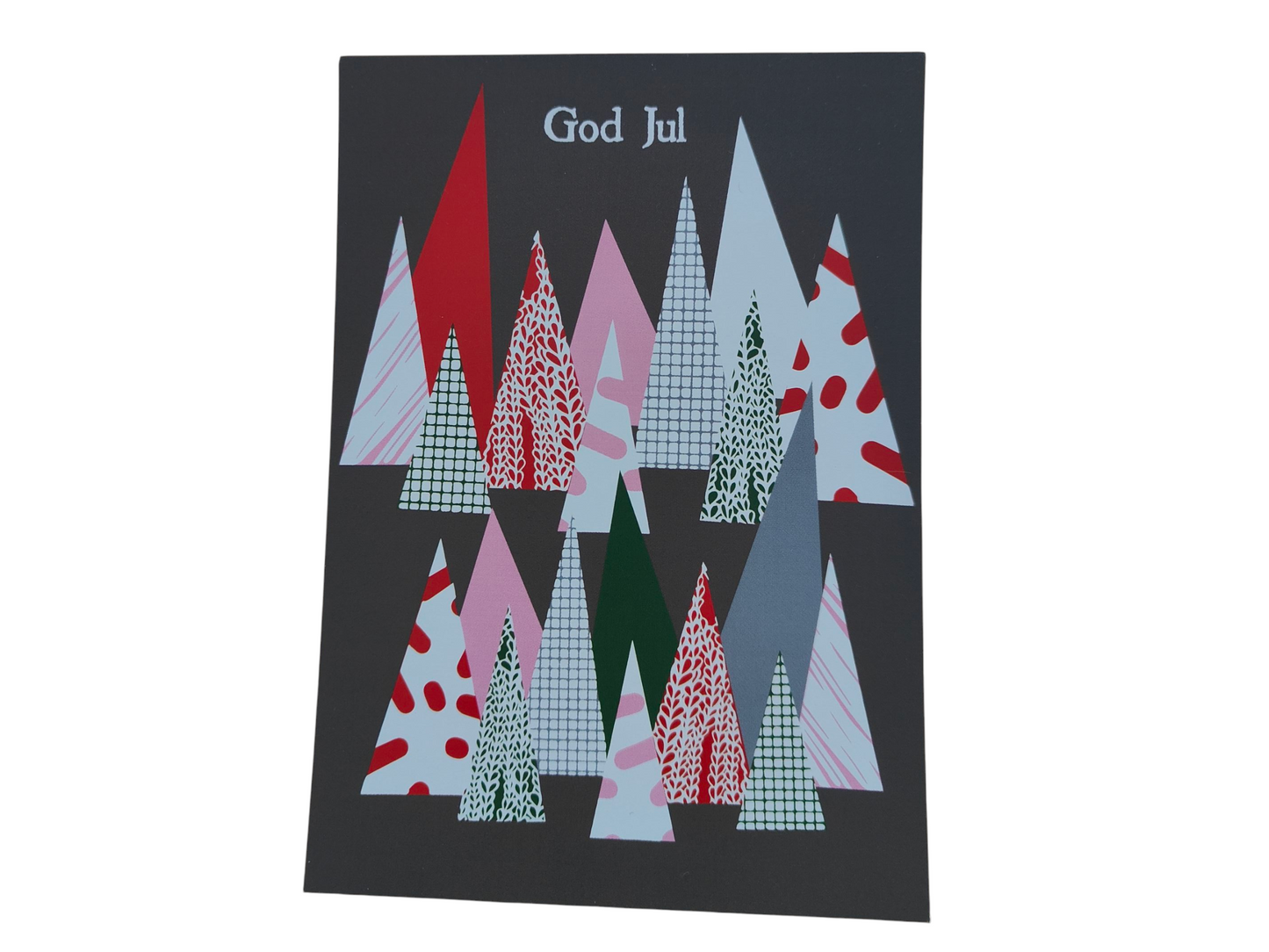 Kuuset God Jul Postcard