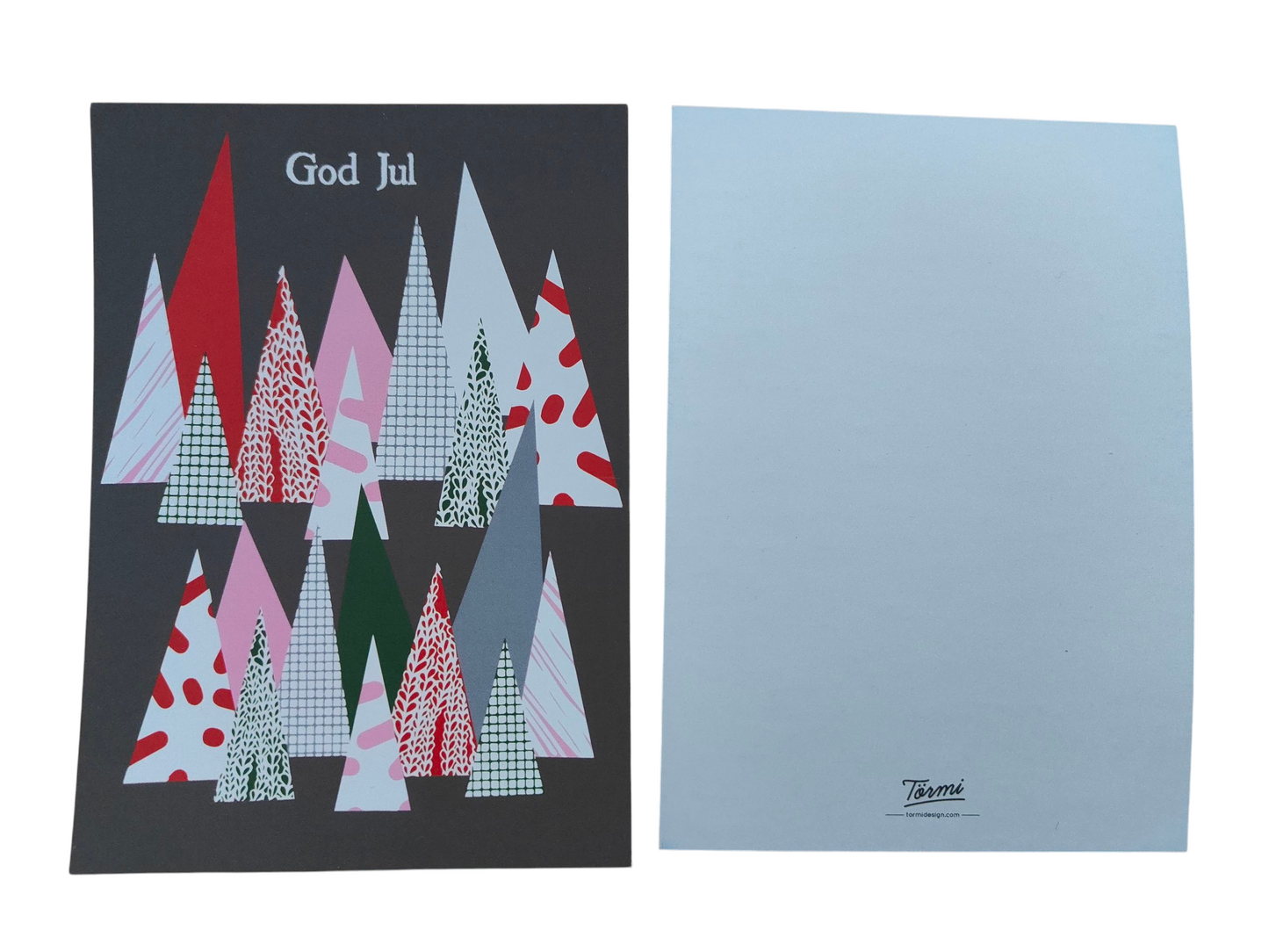 Kuuset God Jul Postcard