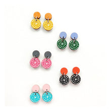 Aurinko Color Earrings Orange/Pink