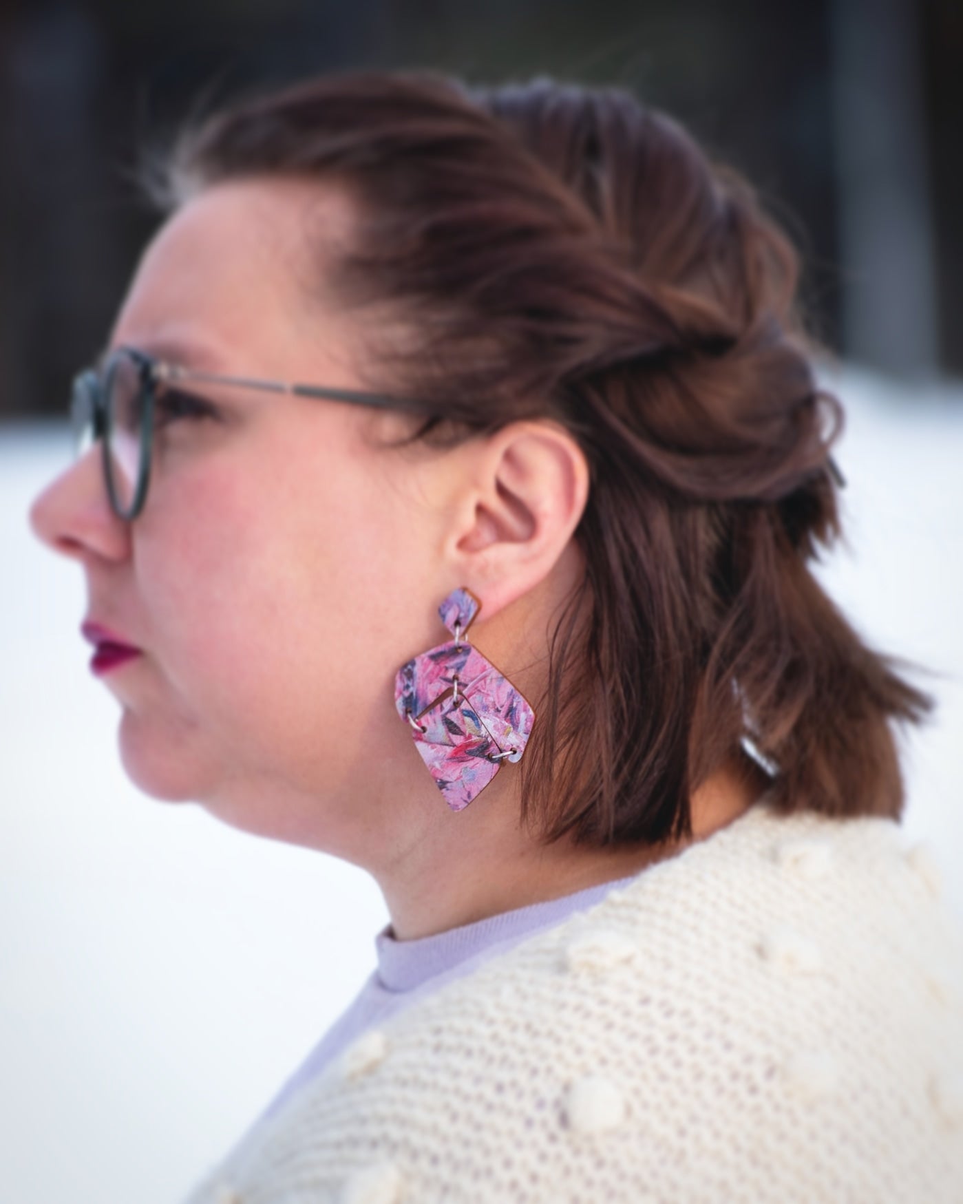 Small yet full of life Earrings Large