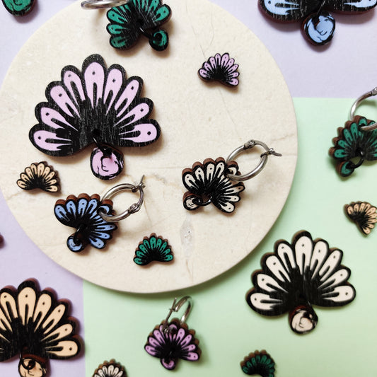 Kastanja Hoop Earrings