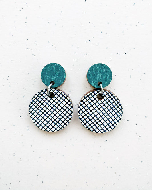 Hento Earrings Green