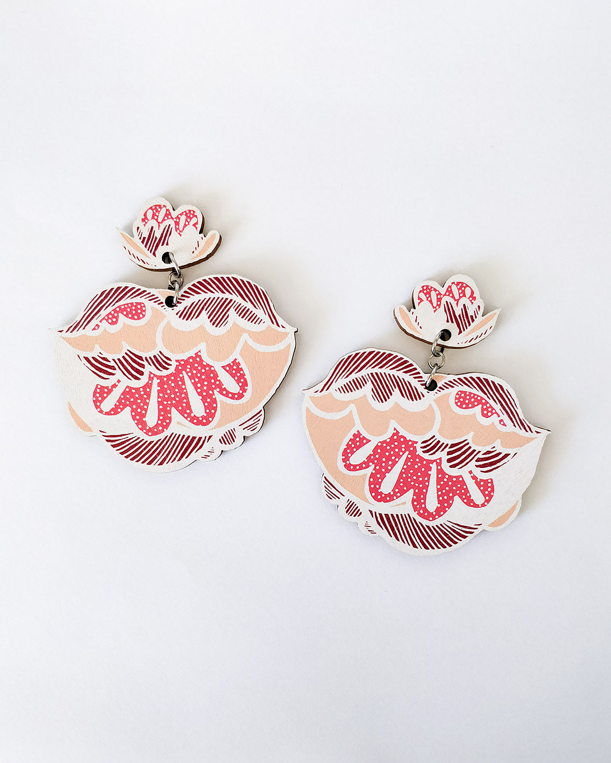 Symppis Earrings Peach