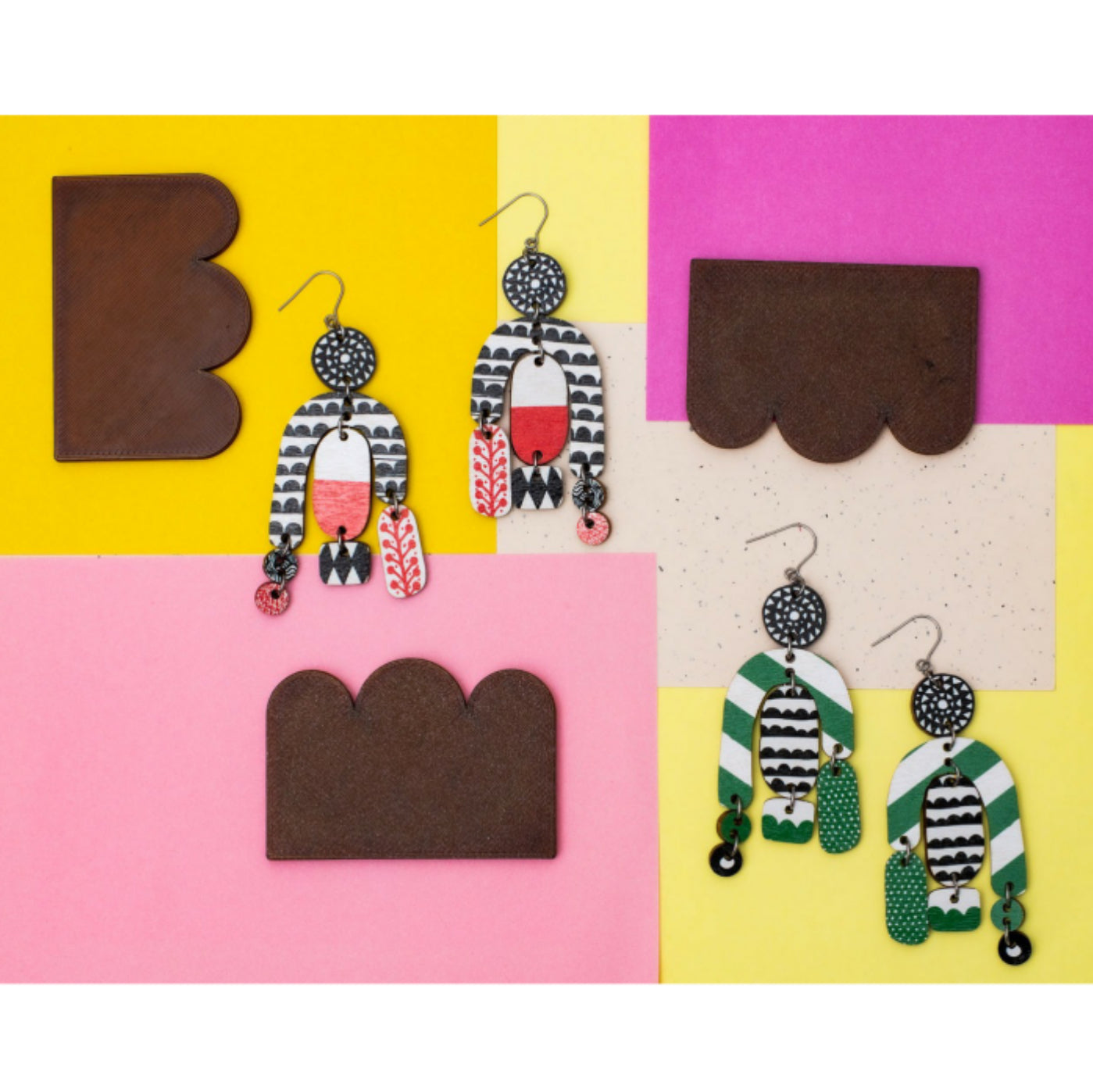 CHRISTMAS EDITION: Kaura Midi Earrings Punainen- 