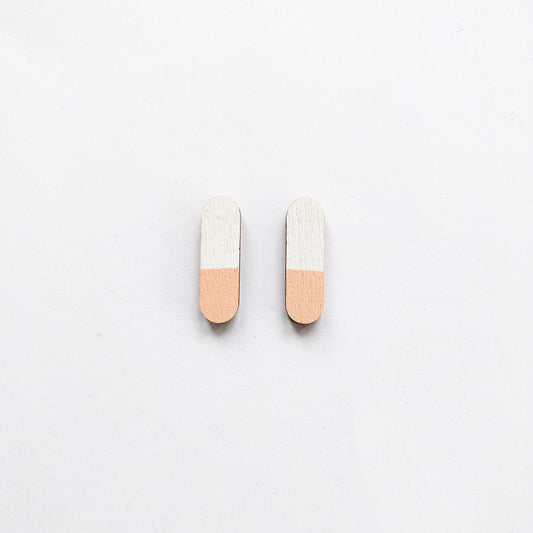 Pastilli mini örhängen Persika