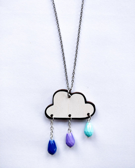 Pouta Necklace Blue