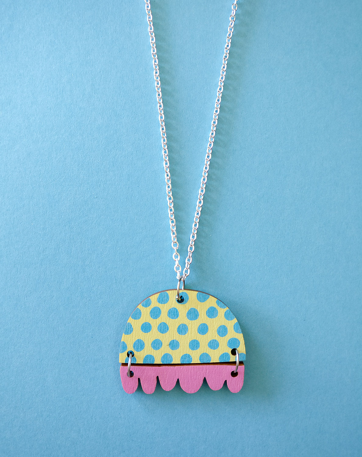 Kissankello Necklace pastel blue/pink