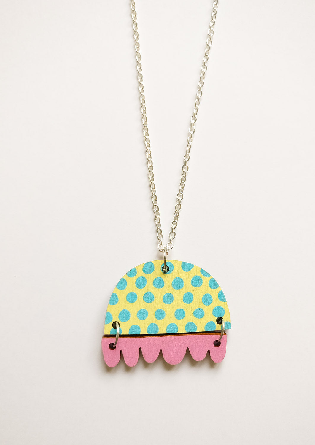 Kissankello Necklace pastel blue/pink